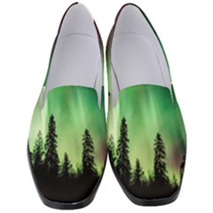 Aurora-borealis-northern-lights Women s Classic Loafer Heels