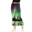 Aurora-borealis-northern-lights Maxi Fishtail Chiffon Skirt View1