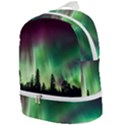 Aurora-borealis-northern-lights Zip Bottom Backpack View1