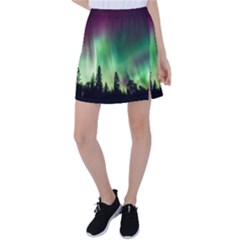 Aurora-borealis-northern-lights Tennis Skirt by Ket1n9