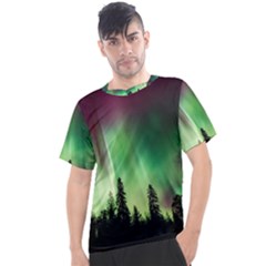 Aurora-borealis-northern-lights Men s Sport Top