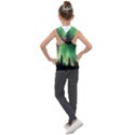 Aurora-borealis-northern-lights Kids  Sleeveless Hoodie View2