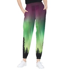 Aurora-borealis-northern-lights Women s Tapered Pants