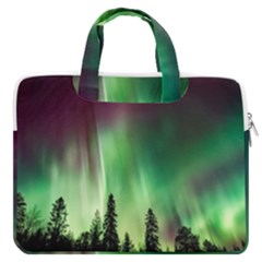 Aurora-borealis-northern-lights Macbook Pro 13  Double Pocket Laptop Bag