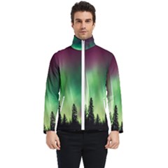 Aurora-borealis-northern-lights Men s Bomber Jacket