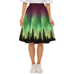 Aurora-borealis-northern-lights Classic Short Skirt