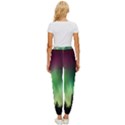 Aurora-borealis-northern-lights Women s Cropped Drawstring Pants View4