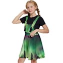 Aurora-borealis-northern-lights Kids  Apron Dress View2