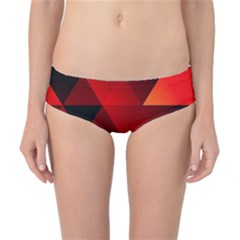 Abstract Triangle Wallpaper Classic Bikini Bottoms by Ket1n9