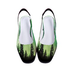 Aurora-borealis-northern-lights Women s Classic Slingback Heels