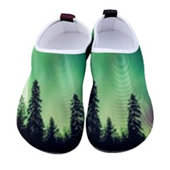 Aurora-borealis-northern-lights Women s Sock-Style Water Shoes