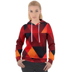 Abstract Triangle Wallpaper Women s Overhead Hoodie by Ket1n9