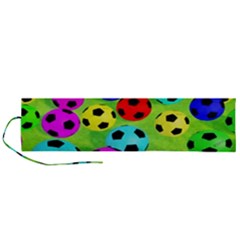 Balls Colors Roll Up Canvas Pencil Holder (l) by Ket1n9