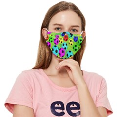 Balls Colors Fitted Cloth Face Mask (adult) by Ket1n9
