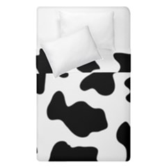 Animal-print-black-and-white-black Duvet Cover Double Side (single Size) by Ket1n9