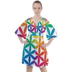 Heart Energy Medicine Boho Button Up Dress