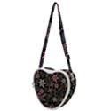 Flower Art Pattern Heart Shoulder Bag View1