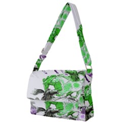 Horse-horses-animal-world-green Full Print Messenger Bag (s) by Ket1n9