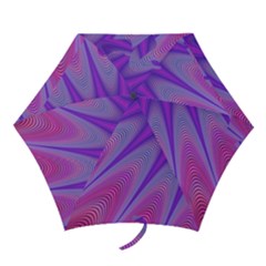 Purple-star-sun-sunshine-fractal Mini Folding Umbrellas by Ket1n9