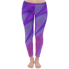 Purple-star-sun-sunshine-fractal Classic Winter Leggings