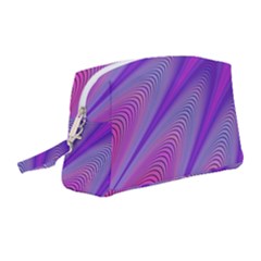 Purple-star-sun-sunshine-fractal Wristlet Pouch Bag (medium) by Ket1n9