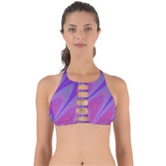 Purple-star-sun-sunshine-fractal Perfectly Cut Out Bikini Top by Ket1n9