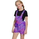 Purple-star-sun-sunshine-fractal Kids  Short Overalls View2