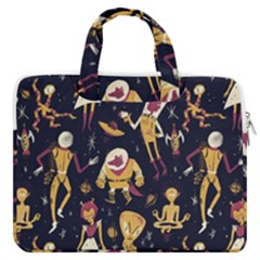 Alien Surface Pattern Macbook Pro 13  Double Pocket Laptop Bag by Ket1n9