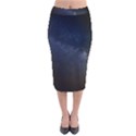 Cosmos-dark-hd-wallpaper-milky-way Velvet Midi Pencil Skirt View1