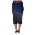 Cosmos-dark-hd-wallpaper-milky-way Velvet Midi Pencil Skirt View2