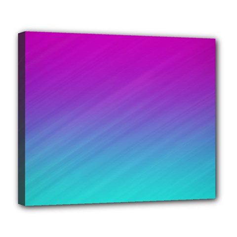 Background-pink-blue-gradient Deluxe Canvas 24  x 20  (Stretched)