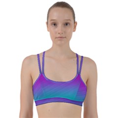 Background-pink-blue-gradient Line Them Up Sports Bra