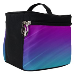 Background-pink-blue-gradient Make Up Travel Bag (Small)