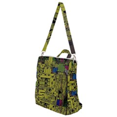 Technology Circuit Board Crossbody Backpack by Ket1n9