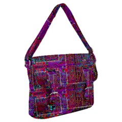 Technology Circuit Board Layout Pattern Buckle Messenger Bag by Ket1n9