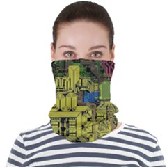 Technology Circuit Board Face Seamless Bandana (adult) by Ket1n9