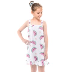 Watermelon Wallpapers  Creative Illustration And Patterns Kids  Overall Dress by Ket1n9