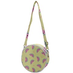 Watermelon Wallpapers  Creative Illustration And Patterns Crossbody Circle Bag by Ket1n9