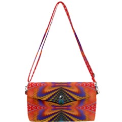 Casanova Abstract Art-colors Cool Druffix Flower Freaky Trippy Removable Strap Clutch Bag by Ket1n9