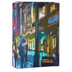 Abstract-vibrant-colour-cityscape Playing Cards Single Design (rectangle) With Custom Box by Ket1n9