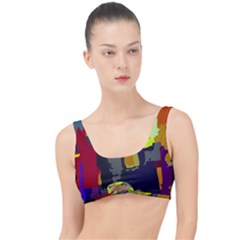 Abstract-vibrant-colour The Little Details Bikini Top by Ket1n9