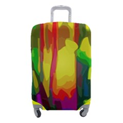 Abstract-vibrant-colour-botany Luggage Cover (small) by Ket1n9