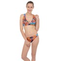 Tie Dye Peace Sign Classic Banded Bikini Set  View1