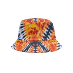 Tie Dye Peace Sign Inside Out Bucket Hat (kids) by Ket1n9