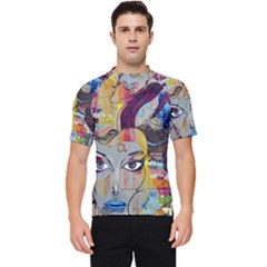 Graffiti-mural-street-art-painting Men s Short Sleeve Rash Guard by Ket1n9