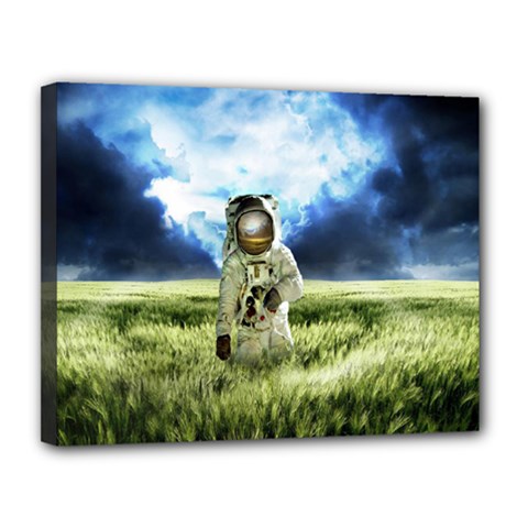 Astronaut Canvas 14  x 11  (Stretched)