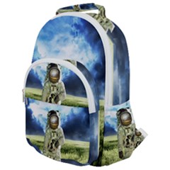 Astronaut Rounded Multi Pocket Backpack