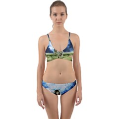 Astronaut Wrap Around Bikini Set