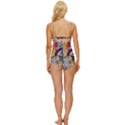 Graffiti-mural-street-art-painting Knot Front One-Piece Swimsuit View4