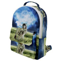 Astronaut Flap Pocket Backpack (small) by Ket1n9